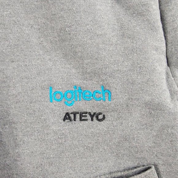 Ateyo Tech Sitters Mens XL Gray Gaming Sweatpants Logitech Gamer Competitions - Picture 4 of 11